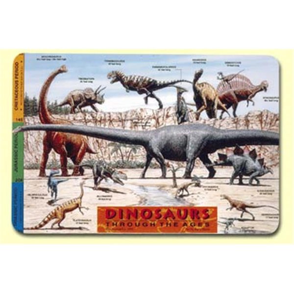 Painless Learning Dinosaurs Placemat 4PK DIN1
